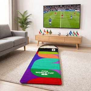 Sac de couchage à thème <span class=keywords><strong>Coupe</strong></span> <span class=keywords><strong>du</strong></span> <span class=keywords><strong>Monde</strong></span> <span class=keywords><strong>FIFA</strong></span> 2026 pour adultes – Idéal pour le camping en extérieur et les voyages sportifs – Compact et chaud - Product Image 5