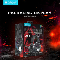 Headset Gaming RGB dengan Desain Over-Ear, Tahan Air IPX-4, Koneksi Kabel untuk Ponsel & Penggunaan Olahraga