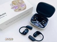 Audífonos Inalámbricos TWS JM20 con Gancho para la Oreja, Carga Tipo C, Controlador Dinámico, Sonido Estéreo, Audífonos Deportivos Inalámbricos para Música