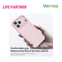 Coque de téléphone transparente en TPU+PC mat, couleur unie, respectueuse de la peau, avec protection intégrale de l'appareil photo, antichoc et anti-traces de doigts pour