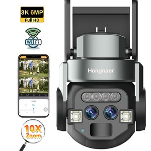 OEM Humaniod seguimiento 6MP 10X Hybrid Zoom Dual 3MP lente WiFi exterior PTZ Cámara <span class=keywords><strong>Carecam</strong></span> Pro Wireless WiFi cámaras de seguridad - Product Image 1