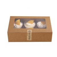 Boîte à pain en carton blanc transparent pour l'emballage alimentaire - Recyclable - Qualité alimentaire - Logo personnalisé - Laminage brillant/mat avec fenêtre