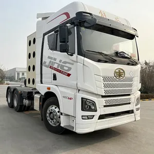 รถบรรทุกหัวลาก FAW Jiefang ดีเซล รุ่นใหม่ JH6 ระบบเกียร์ FAW พวงมาลัยซ้าย 450 แรงม้า เครื่องยนต์ Weichai ยูโร 5 ขับเคลื่อน 6x4 สำหรับขนส่งสินค้าแบบควบคุมอุณหภูมิ - Product Image 1