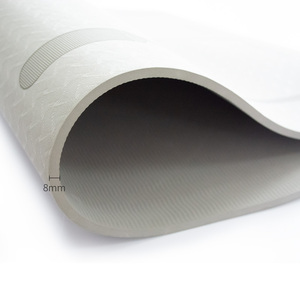 <span class=keywords><strong>Tapis</strong></span> <span class=keywords><strong>de</strong></span> <span class=keywords><strong>yoga</strong></span> ovale en TPE écologique, antidérapant, durable, <span class=keywords><strong>violet</strong></span>-gris, épaisseur 8 mm, imperméable, 140 cm - Product Image 5