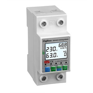 TY-ARZ-63 Compteur d'énergie ZIGBEE avec protection contre les surtensions et les sous-tensions, relais, disjoncteur, compteur de puissance, Smart Life, Maison Intelligente - Product Image 2