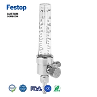 WL-12 buisvormige NPT1/4 koperen flowmeter gasmeetinstrument testgereedschap voor flowmeter