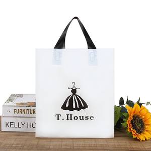 Bolsas de Mano con Logotipo Personalizado, Bolsas de Compra de LDPE Impermeables y Ecológicas, Bolsas de Plástico Transparente para Ropa y <span class=keywords><strong>Zapatos</strong></span> - Product Image 4