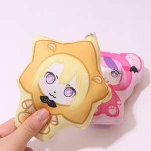 Vigreat Custom Your Own Design Small Anime Plush Keychain Mini Pillow Charms Keyrings