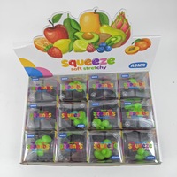 Krokant fruit squishy mangosteen speelgoed Stressverlichtend squishy speelgoed Bouwsteen Zintuiglijk speelgoed Knapperig knisperend geluid Knijpspeelgoed