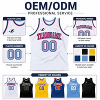 Ensemble de maillots de sport surdimensionnés personnalisés multicolores, impression par sublimation 3D, maille respirante, vêtements d'équipe OEM/ODM