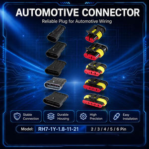 Amp Auto Connector 2/3/4/5/6Pin 1.8series Male&Female Waterproof <b>Wire</b> Harness <b>Electric</b> Terminal Manufactory - Product Image 1