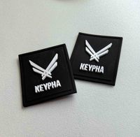 Étiquettes en silicone pour vêtements Patchs en silicone avec logo personnalisé pour sacs Patchs en caoutchouc pour chapeaux