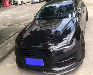 Car <span class=keywords><strong>A6</strong></span> C7 in fibra di carbonio Splitter anteriore Spoiler diffusore minigonne laterali kit per Audi <span class=keywords><strong>A6</strong></span> C7 S6 Sline berlina 2012 2013 2014 2015 - Product Image 4