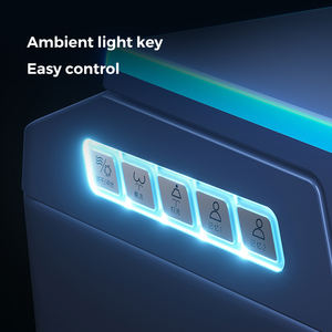 Support de valve d'angle de tuyau d'entrée d'eau de fonctionnement automatique de réservoir intégré multifonctionnel WC intelligent Toilette intelligente suspendue au mur - Product Image 6