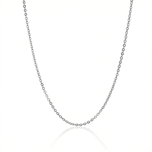 Amy Amy Stainless Steel <b>Snake</b> <b>Chain</b> Necklace <b>Silver</b> Plated Minimalist Women's Everyday Jewelry C3201 - Product Image 4