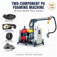 Machine de mousseur de polyuréthane haute pression à deux composants avec rappel de recette PLC pour une production flexible de pièces en mousse multi-densités