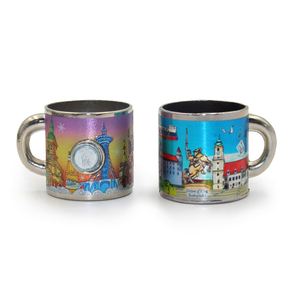Verres à shot en cuivre et laiton gravés sur mesure, souvenirs touristiques d'Amsterdam, lieux emblématiques de pays et de villes, fournisseur chinois - Product Image 3