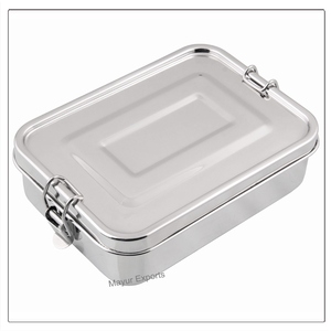 Stainless Steel 1200ml Leak-Proof BPA-Free Modern Children's <b>Lunch</b> <b>Box</b> with Three Compartments for Safe Food Preservation - Product Image 3