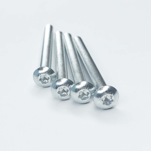 Vis fabricant prix personnalisé revêtement en zinc acier ISO14583 Torx lecteur bouton vis à tête cylindrique - Product Image 2