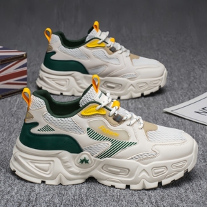 Chaussures décontractées pour hommes, tendance et polyvalentes, à semelle épaisse, augmentant la taille, respirantes et à la mode - Product Image 3