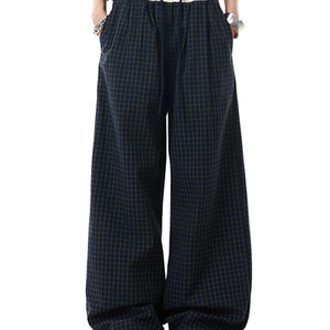 Pantalones casuales de dos tonos para mujer con elementos únicos de bloques de color - Product Image 6