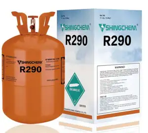 Shingchem R290ก๊าซโพรเพน R290ผู้จัดจำหน่ายสารทำความเย็นผสมก๊าซ R600a