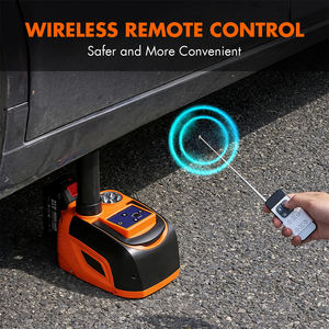 رافعة سيارات كهربائية لاسلكية تعمل بالبطارية بقوة 5 طن، قابلة للتمديد، 12 فولت، من سبائك الألومنيوم، مع جهاز تحكم عن بعد لاستبدال إطارات السيارات - Product Image 3