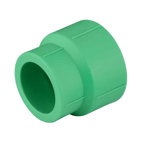 Wholesale High-Pressure PPR Pipe Fittings Smooth Surface Green Plumbing Materials for Water Supply