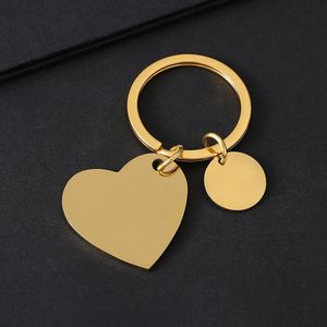 Vente Flash : Porte-clés personnalisés en acier inoxydable en forme de cœur avec petit anneau - Product Image 3