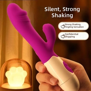 Mu Huan <span class=keywords><strong>Jina</strong></span> Erwachsenen-Sexspielzeug Doppelköpfiger Wiederaufladbarer Vibrierender Massager Weiblicher Masturbator aus Flüssigsilikon 40dB - Product Image 5