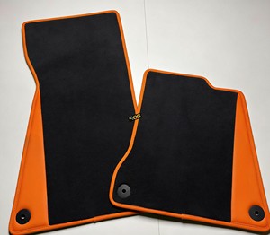 Alfombrillas de <span class=keywords><strong>microfibra</strong></span> personalizadas DOS para Mclaren 720s, alfombras de suelo para supercoches con insignia finamente bordada - Product Image 5