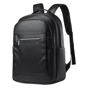 Wholesale Custom 15.6 Inch Computer Bag Durable Travel Waterproof PU Leather School Bag Business Casual Sports <b>Laptop</b> <b>Backpack</b> - Product Image 1
