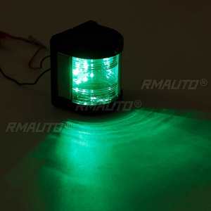 ไฟนำทาง LED สแตนเลส 12V 2 ชิ้น สีแดงเขียว สำหรับเรือเดินทะเล เรือยอชท์ ไฟเตือน - Product Image 3