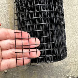 Toptan 1/4 inç kare kaynaklı örgü çelik donanım bez sıcak daldırma galvanizli siyah PVC bükme kolayca monte ekran kafesleri - Product Image 4