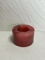 28mm 24mm Cilindro de plástico redondo Tapa de botella de perfume Tapa roja para botellas de vidrio