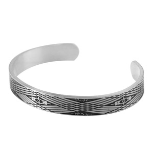 Stainless Steel Jewelry <b>Set</b> Open Adjustable Stainless Steel Finish Cuff <b>Bangle</b> Bracelets for Women Titanium Plated - Product Image 5