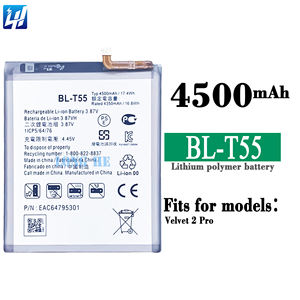 Batería recargable de teléfono móvil original para LG Velvet 2 Pro, batería de polímero de iones de litio de 3,87 V y 4500mAh, - Product Image 5