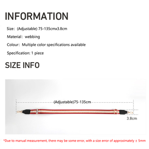 Colorful Wide Nylon & Cotton Replacement <b>Shoulder</b> <b>Strap</b> for Crossbody Bags-Daily Use Handbag Accessories - Product Image 6