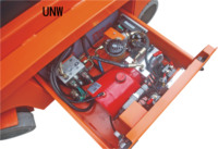 Mini plateforme élévatrice à ciseaux autopropulsée, plateforme de travail aérienne mobile à batterie pour la décoration des bâtiments