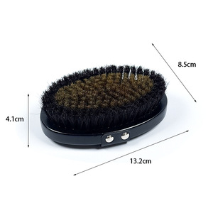 Cepillo Corporal Seco de Cobre Negro de Marca Privada, Exfoliante y Antiestrés, con Cerdas de Cobre, Cepillo de Baño Neutral con Logotipo Personalizado - Product Image 3