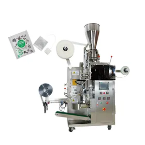 Automatic Inner Outer Tea Bag Filter Paper Thread Envelope Small Scale Tea Bag Packing Machine