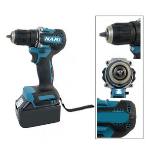 Ensemble d'outils industriels sans fil puissant 3 en 1 comprenant une <span class=keywords><strong>perceuse</strong></span> sans balais, une meuleuse d'angle de 5 pouces, un marteau perforateur de 26 mm - 1 an de garantie, étui rigide - Product Image 3