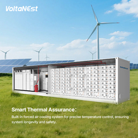 Voltanest 500kW 1000kWh 1000kW 2000kWh 1MWh 2MWh Système d'énergie solaire au lithium-ion Batterie conteneur ESS C & I tout-en-un