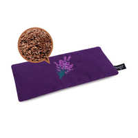 Masque oculaire Pakcare en promotion, personnalisé, à base de graines de lin, de lavande et de camomille, en matériaux naturels, pour apaiser la pression oculaire