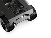 WAVE ROVER (EN Waveshare Châssis de robot mobile 4 roues motrices flexible et extensible, voiture Raspberry Pi, corps entièrement métallique, écran OLED 0,91 pouce, N20)