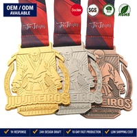 Medali Olahraga Logam Multi Warna Kustom Bentuk Kreatif Enamel Penghargaan Atlet Pita Kejuaraan Acara Program Turnamen