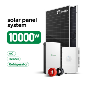 ระบบพลังงานแสงอาทิตย์แบบไฮบริด Sunpal 5Kw 8Kw 10Kw ระบบโซลาร์เซลล์แบบออนกริดและออฟกริดครบชุด SP10KW-HY แบตเตอรี่สำหรับระบบโซลาร์เซลล์แบบออนกริด - Product Image 2