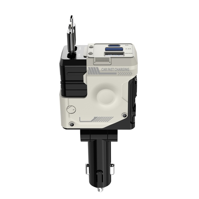 Cross-Border 100W Super Fast Charging Car Charger Mecha Style TYPE-C Adapter PD 3.0 5A Magnetic Gan Magnetic