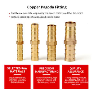 Herstellerfabrik Maßgefertigter 3/8 Zoll (10mm) Hochdruck-Messing-Schlauchanschluss ISO 9001 Zertifiziert für Wasserkühlungsleitung - Product Image 2