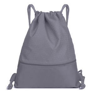 Sac à dos à cordon de serrage en polyester Ripstop d'usine d'origine, sac à cordon de serrage promotionnel personnalisé - Product Image 4
